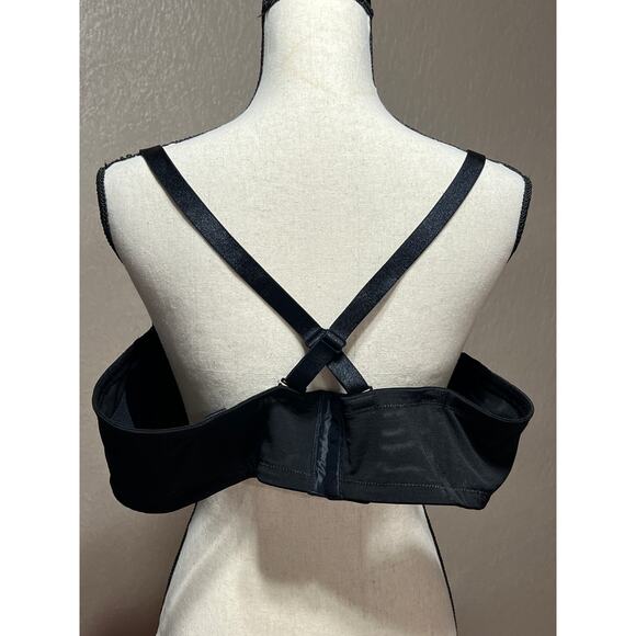 Torrid Curve Women Push Up Lace T-Shirt Bra Convertible Strapless Black Size 48B - Picture 3 of 10